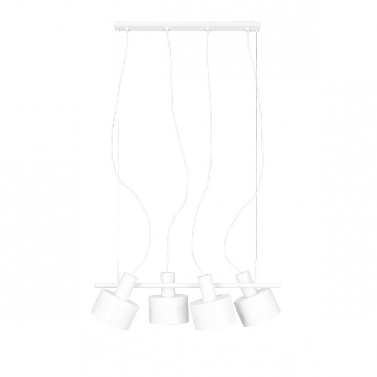 ENKEL 4 biała sufitowa lampa wisząca