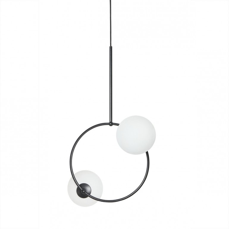 FUPPU A czarna sufitowa lampa wisząca