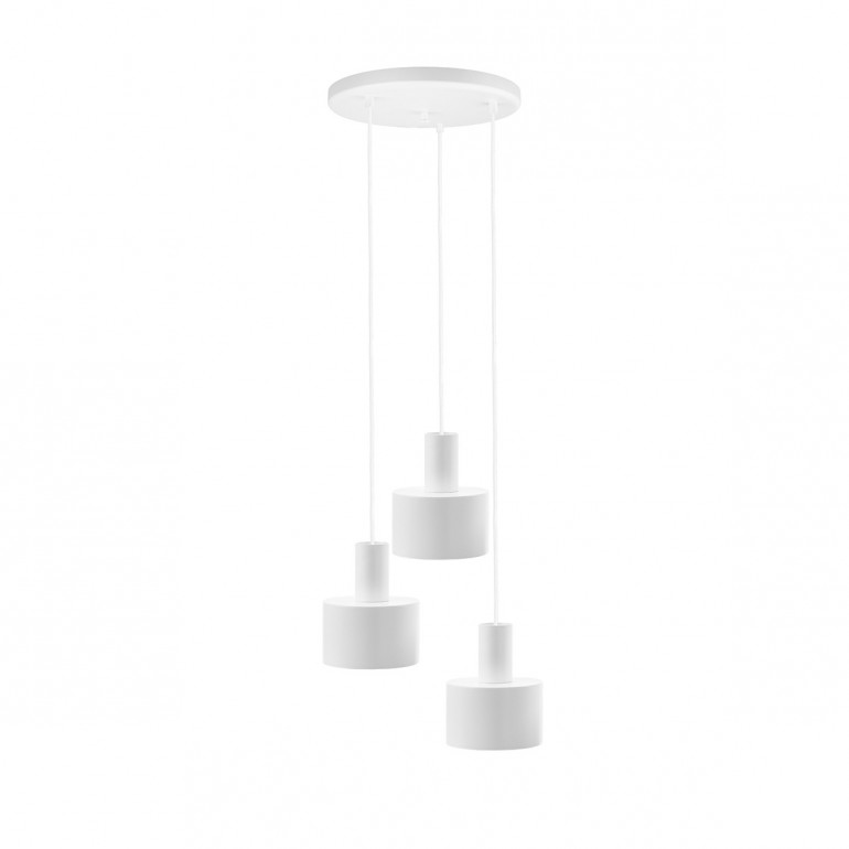 ENKEL 3P biała sufitowa lampa wisząca