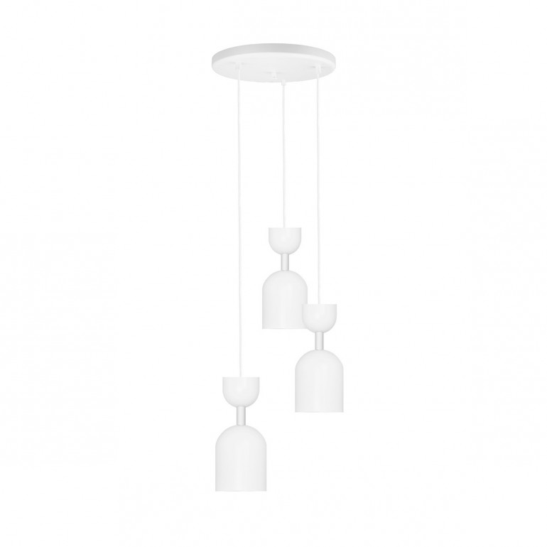 SUPURU 3P biała lampa wisząca / plafon
