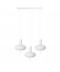 Potrójna sufitowa lampa wisząca na listwie TORNI A 3L biała Ummo