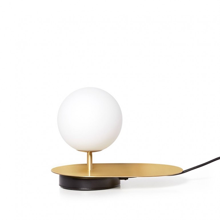 HANEA ST mosiężna lampa stołowa