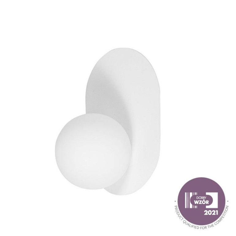 HANEA biała lampa ścienna / kinkiet