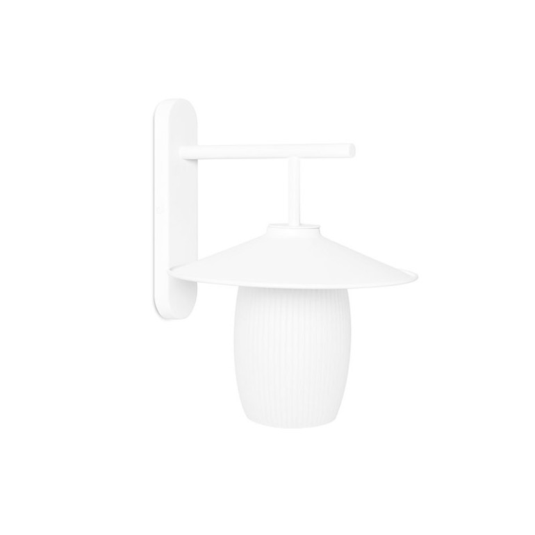 JINGU B biała lampa ścienna / kinkiet