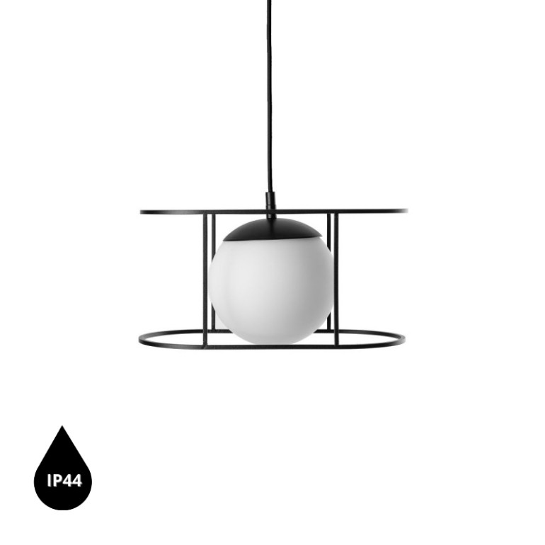 KUGLO B sufitowa lampa wisząca z podwyższoną szczelnością IP44