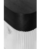 FLUMINA W A czarna lampa ścienna / kinkiet