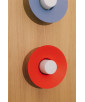 CAPONIO W A niebieska lampa ścienna / kinkiet
