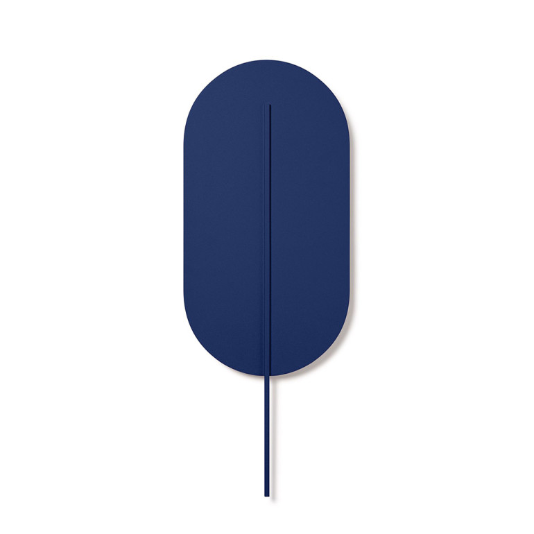 ROKKE granatowa lampa ścienna / kinkiet