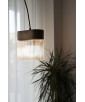 FLUMINA A czarna sufitowa lampa wisząca