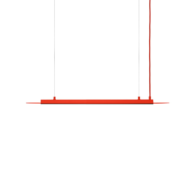 SENKEI A czerwonopomarańczowa sufitowa lampa wisząca