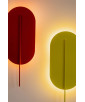 ROKKE czerwonopomarańczowa lampa ścienna / kinkiet