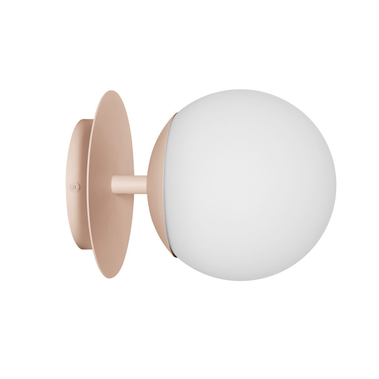 PLAAT C beżowa lampa ścienna / kinkiet