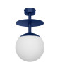 PLAAT B granatowa lampa przysufitowa / plafon